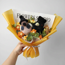 Load image into Gallery viewer, A Two-birds-with-one-stone graduation flower (audio) - please order three weeks in advance.