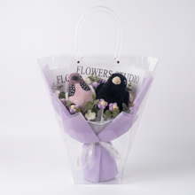 Load image into Gallery viewer, A Two-birds-with-one-stone graduation flower (audio) - please order three weeks in advance.