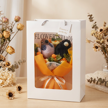 Load image into Gallery viewer, A Two-birds-with-one-stone graduation flower (audio) - please order three weeks in advance.