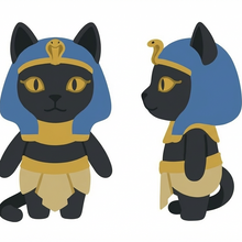 Load image into Gallery viewer, Egyptian Gods (shipping in March) Horus and Friends series figurines/keychains