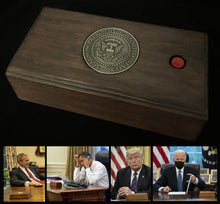 Load image into Gallery viewer, The Red Button on the President's Table - But Not for Nukes