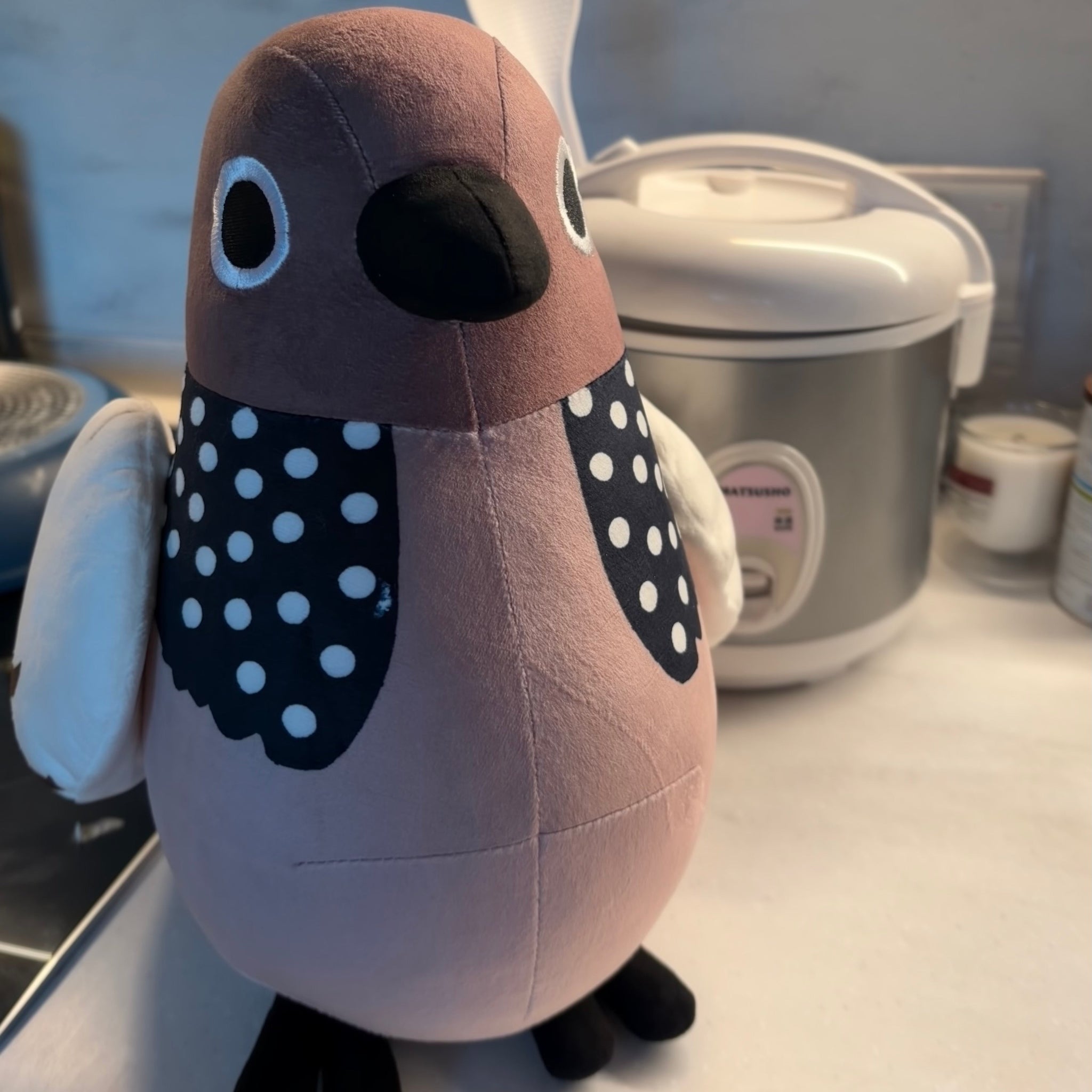 Gugugu (in stock) Spotted dove making noise doll/ornament – 22