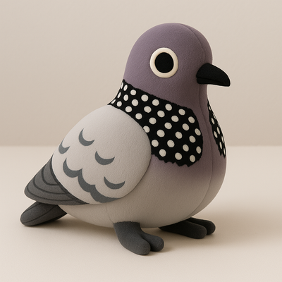 Gugugu (Pre-Order) Pearl-necked turtledove sound doll/pendant