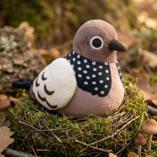 將圖片載入圖庫檢視器 咕姑固 （下批12月18號發貨）珠頸斑鳩發聲公仔/掛飾
